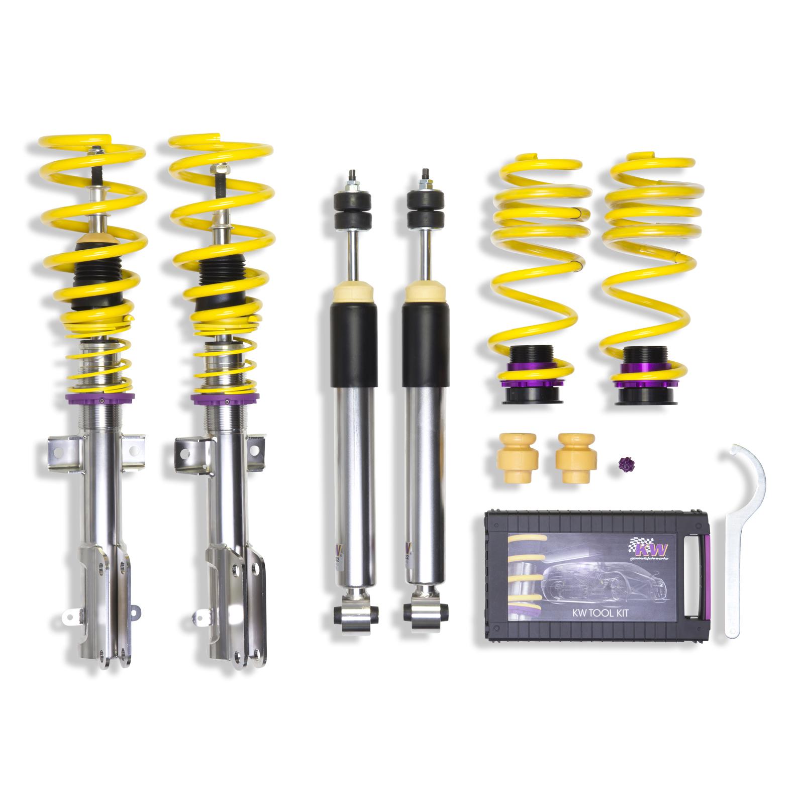 35230055 Coilovers Inox V3 KW Suspension i gruppen Välj bilmodell / Ford / Mustang 05-14 / Chassi / Fjädring hos DDESIGN (KW-35230055)