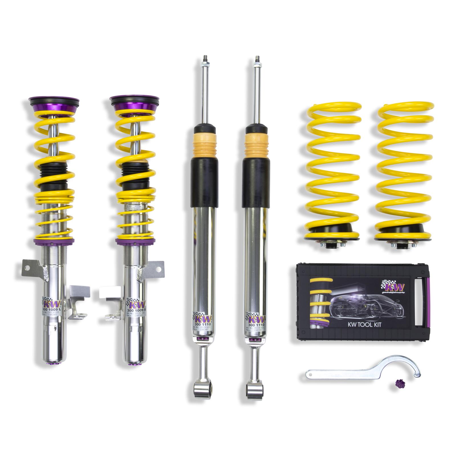 35230058 Coilovers Inox V3 KW Suspension i gruppen Välj bilmodell / Ford / Focus Standard MK3 11-19 / Chassi / Coilovers hos DDESIGN (KW-35230058)