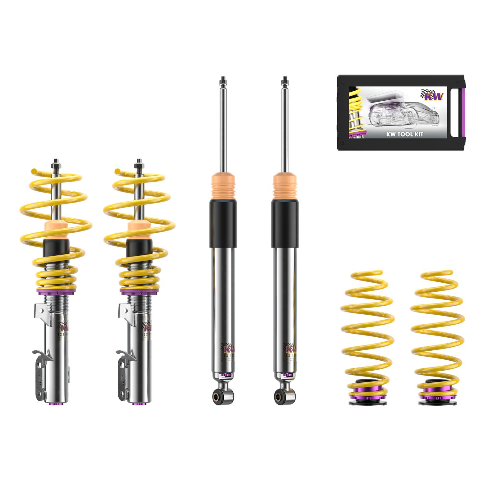 35230061 Coilovers Inox V3 KW Suspension i gruppen Välj bilmodell / Ford / Fiesta MK7 Facelift 12-17 / Chassi / Fjädring hos DDESIGN (KW-35230061)