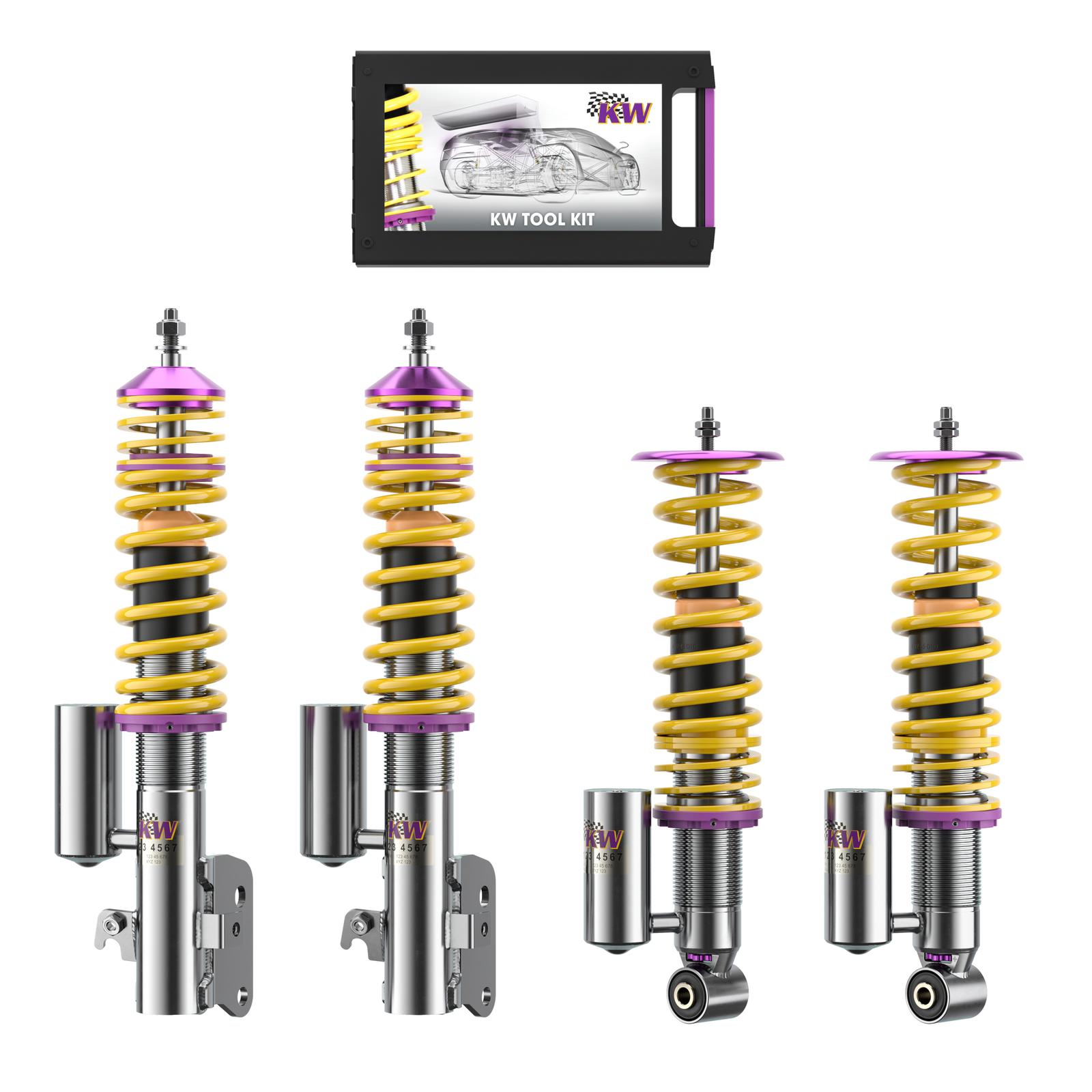 35245016 Coilovers Inox V3 KW Suspension i gruppen Välj bilmodell / Subaru / WRX STI 08-14 / Chassi / Fjädring hos DDESIGN (KW-35245016)