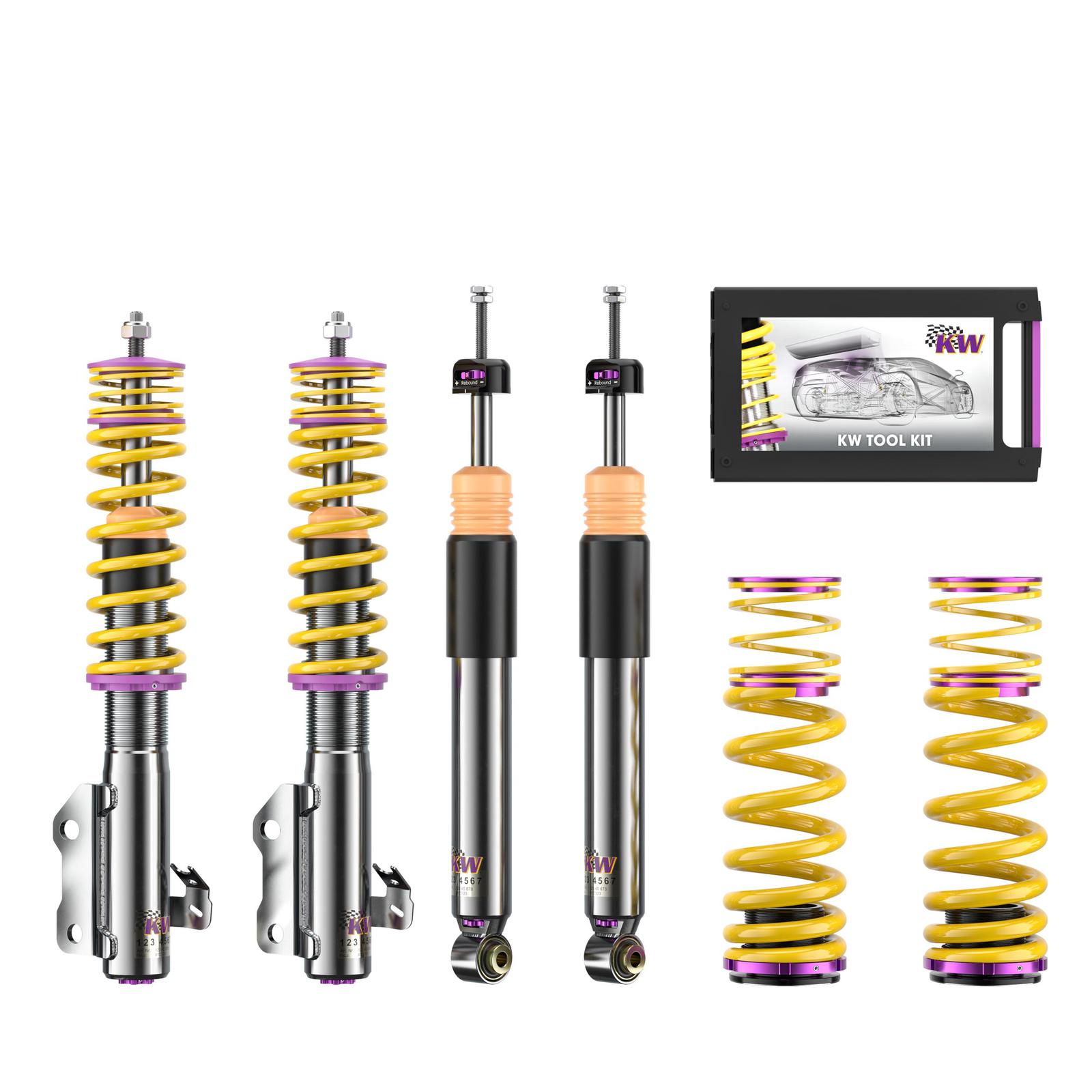 35261028 Coilovers Inox V3 (inkl. Cancellation Kit) KW Suspension i gruppen Välj bilmodell / Chevrolet / Camaro Gen.6 15+ / Chassi hos DDESIGN (KW-35261028)