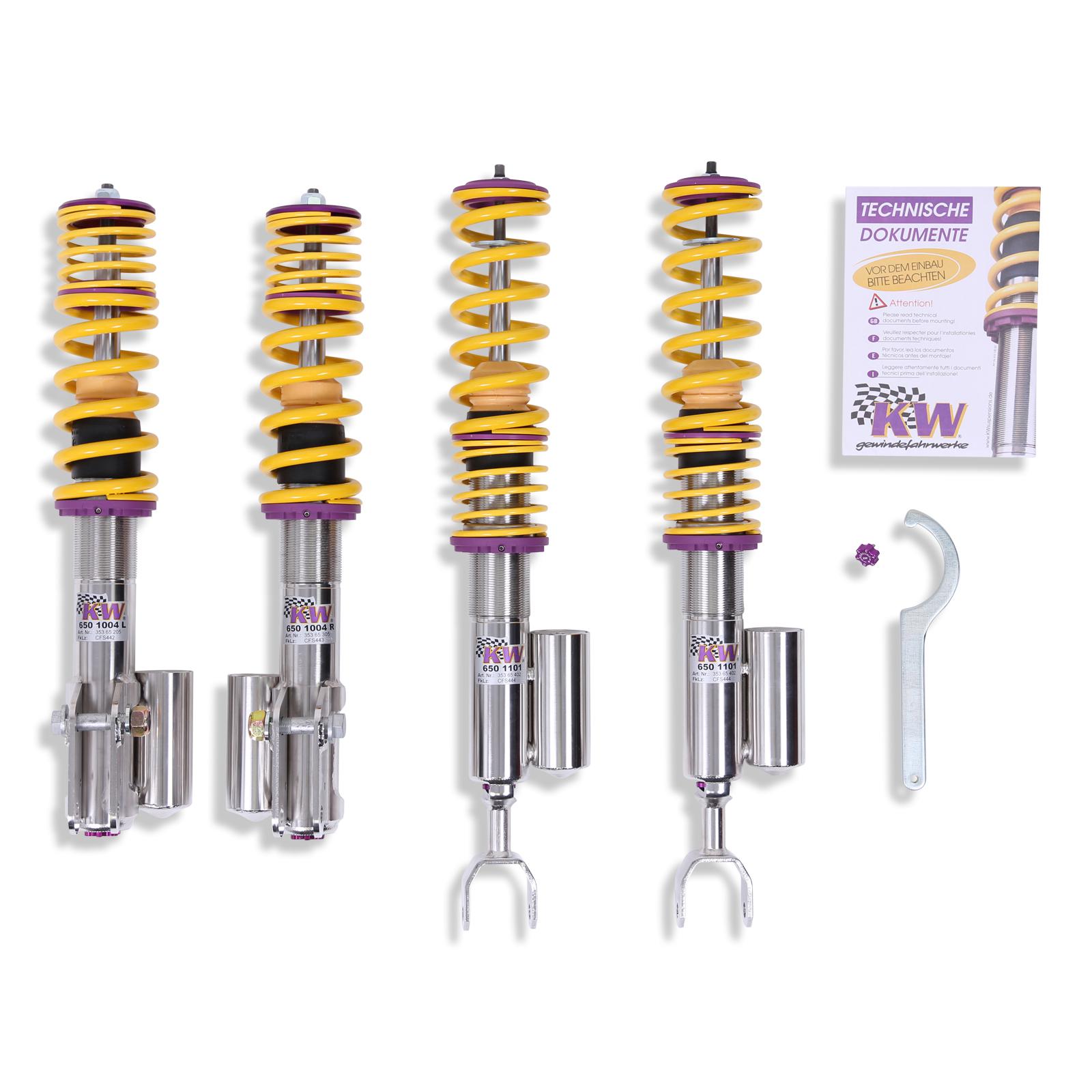 35265006 Coilovers Inox V3 KW Suspension i gruppen Välj bilmodell / Mitsubishi / EVO 7 / Chassi / Fjädring hos DDESIGN (KW-35265006)