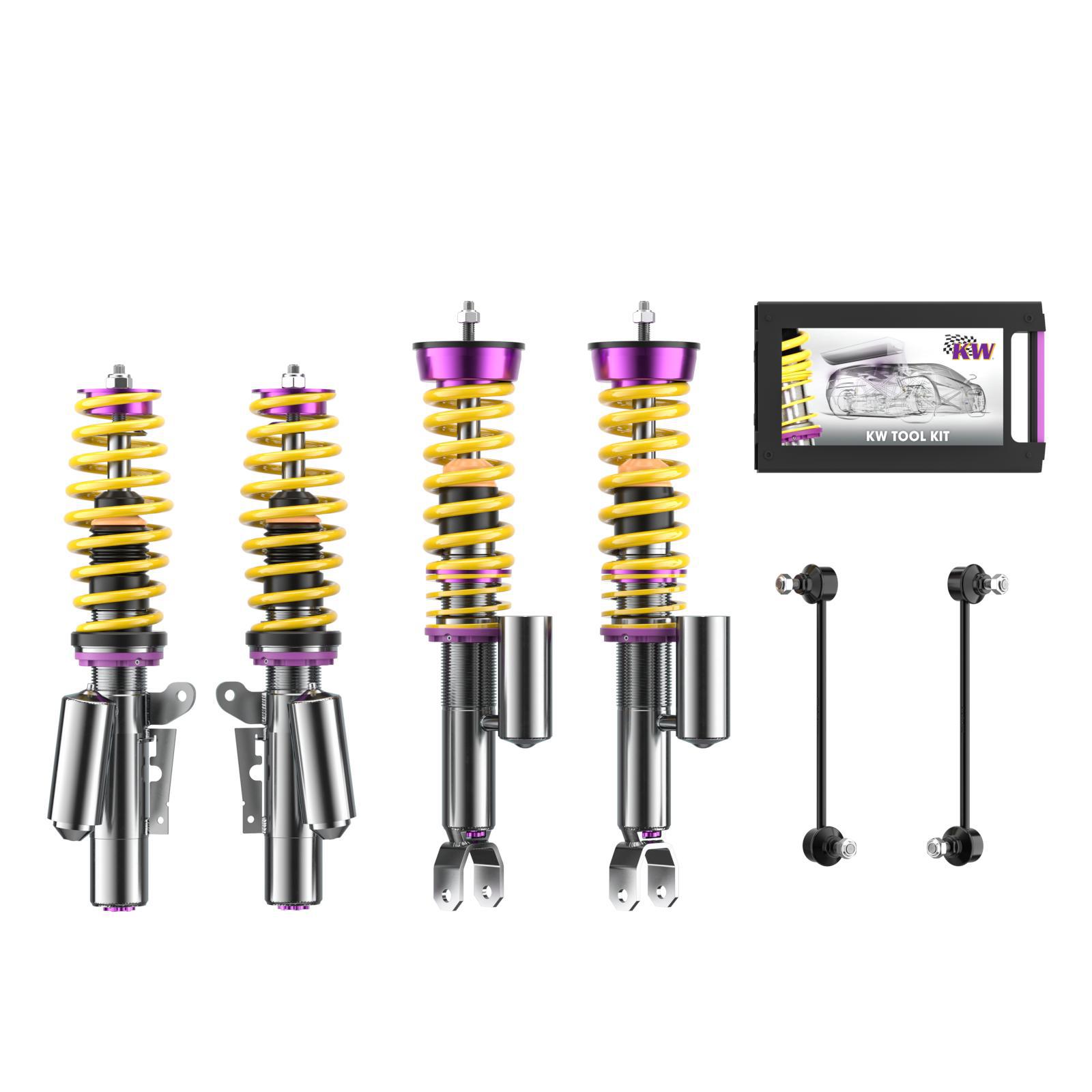 35271023 Coilovers Inox V3 KW Suspension i gruppen Välj bilmodell / Porsche / 997 04-12 / Chassi / Fjädring hos DDESIGN (KW-35271023)