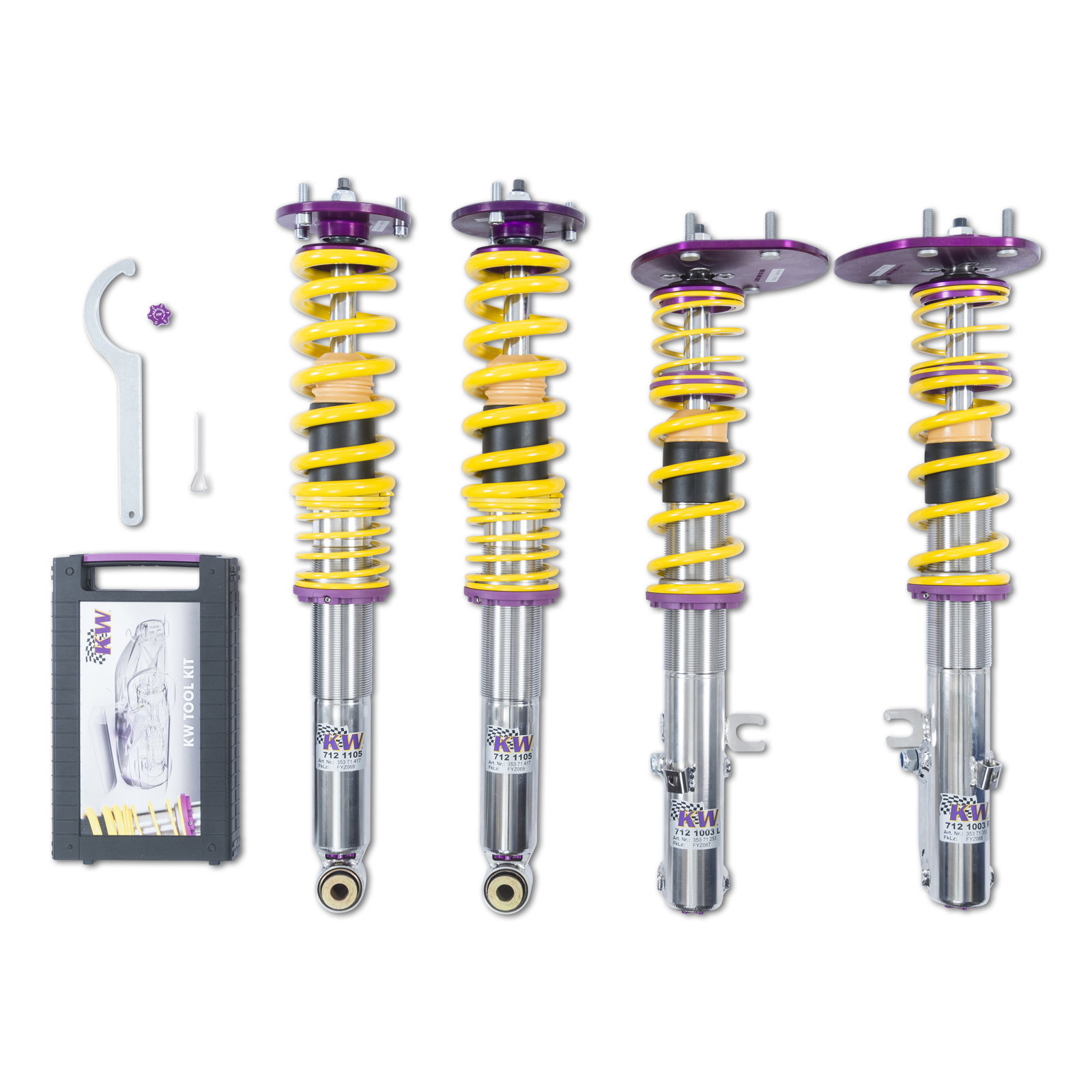 35271818 Coilovers V3 Clubsport KW Suspension i gruppen Välj bilmodell / Porsche / Äldre modeller hos DDESIGN (KW-35271818)