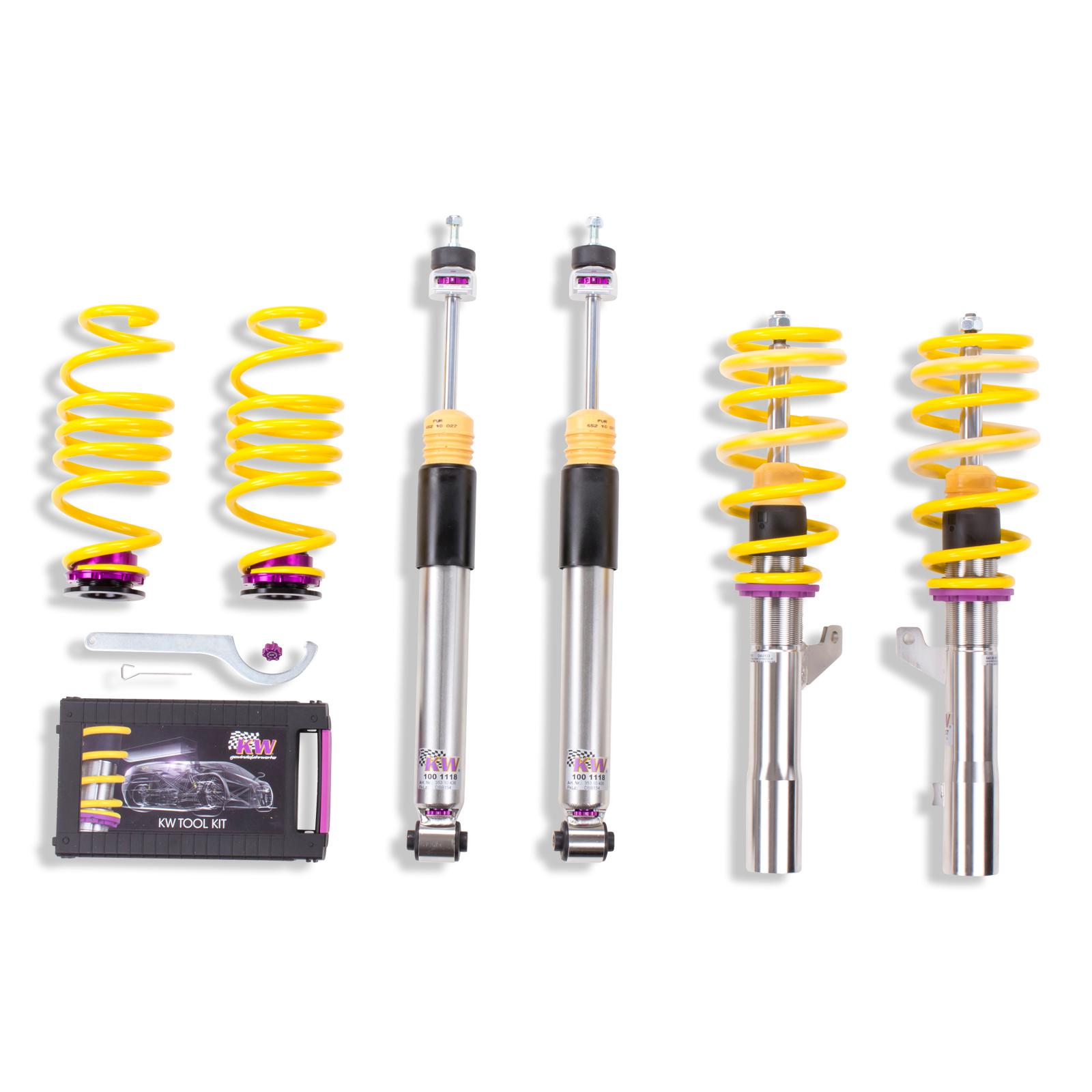 3528000N Coilovers Inox V3 KW Suspension i gruppen Välj bilmodell / Seat / Leon Mk3 12-20 / Chassi / Coilovers hos DDESIGN (KW-3528000N)