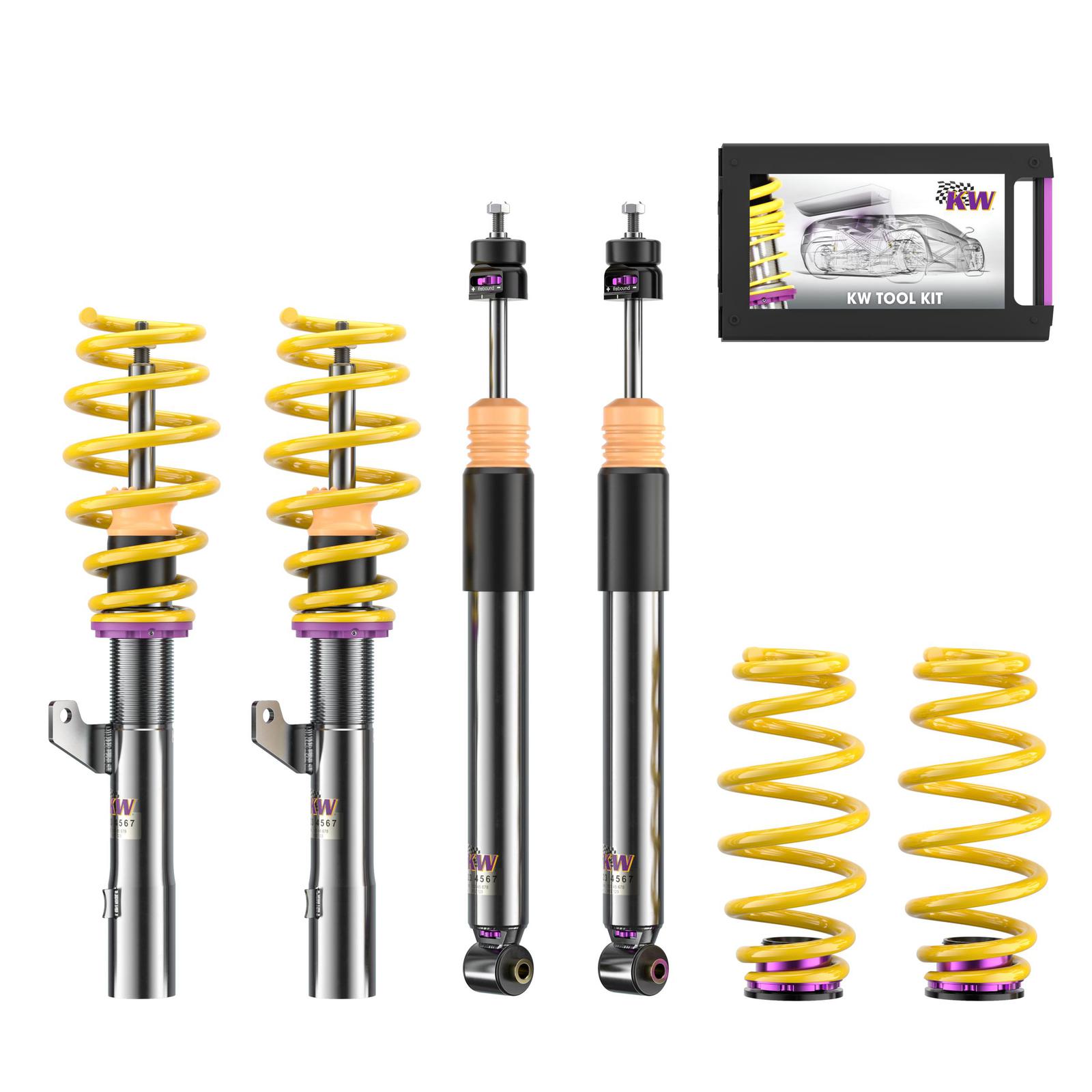 352800AX Coilovers Inox V3 KW Suspension i gruppen Välj bilmodell hos DDESIGN (KW-352800AX)