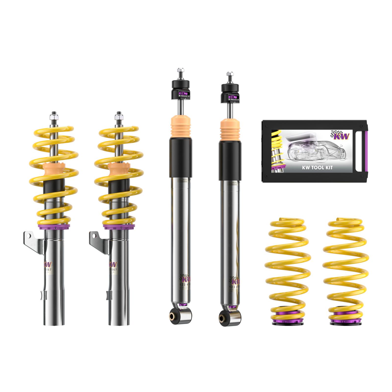 352800CC Coilovers Inox V3 (inkl. Cancellation Kit) KW Suspension i gruppen Välj bilmodell hos DDESIGN (KW-352800CC)