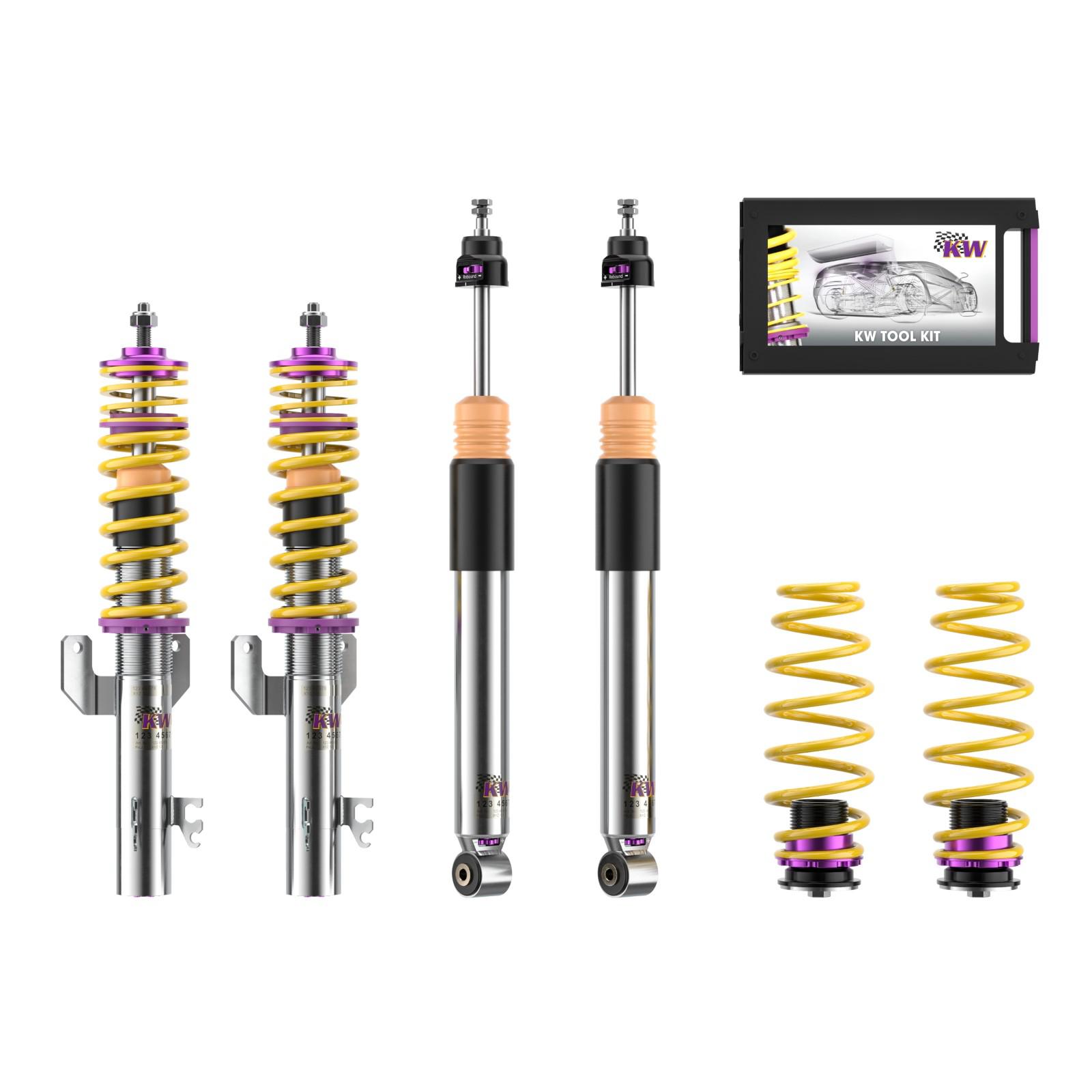 35281016 Coilovers Inox V3 KW Suspension i gruppen Välj bilmodell / VW / Polo 09-16 / Chassi / Fjädring hos DDESIGN (KW-35281016)