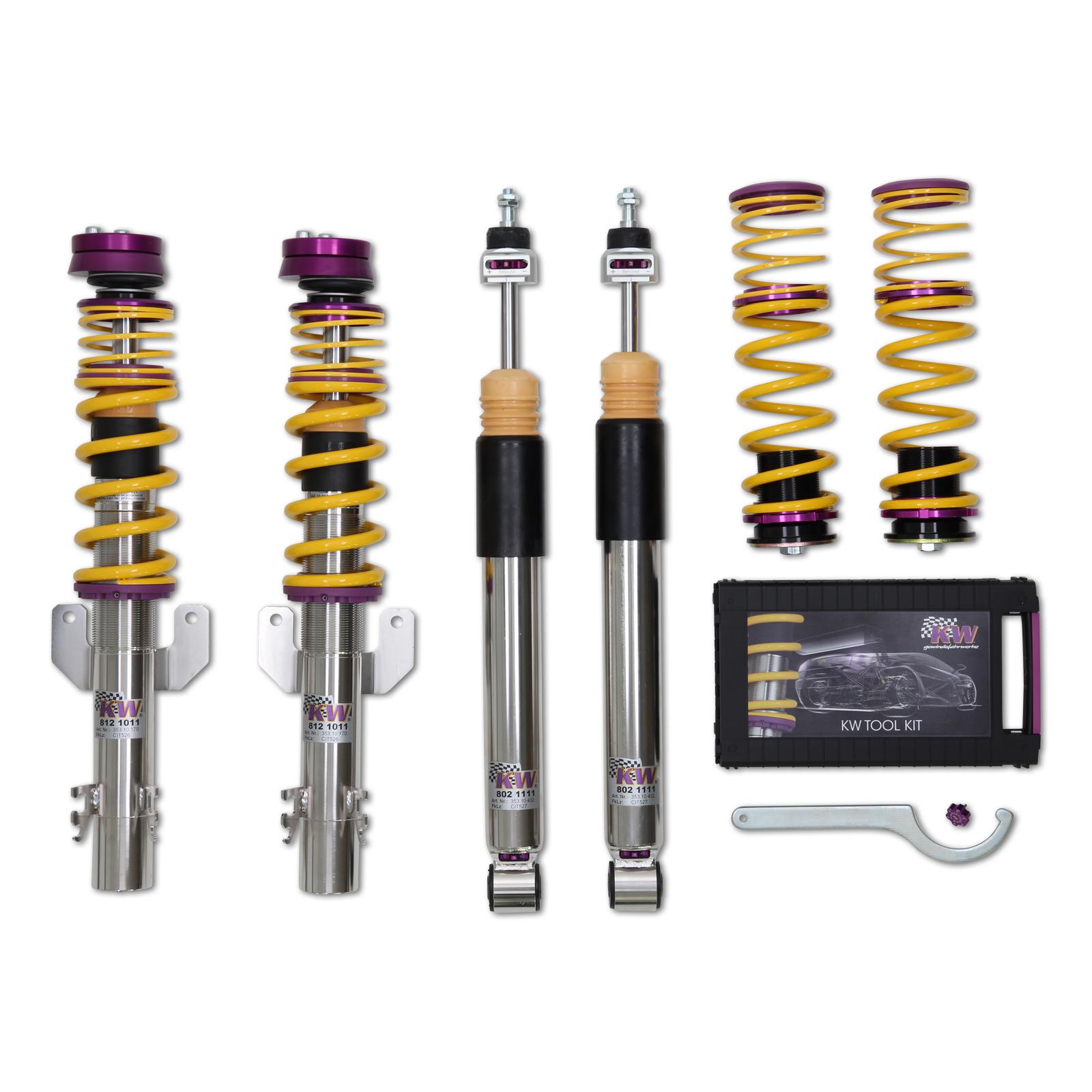 35281815 Coilovers V3 Clubsport KW Suspension i gruppen Välj bilmodell / VW / Polo 09-16 / Chassi / Fjädring hos DDESIGN (KW-35281815)