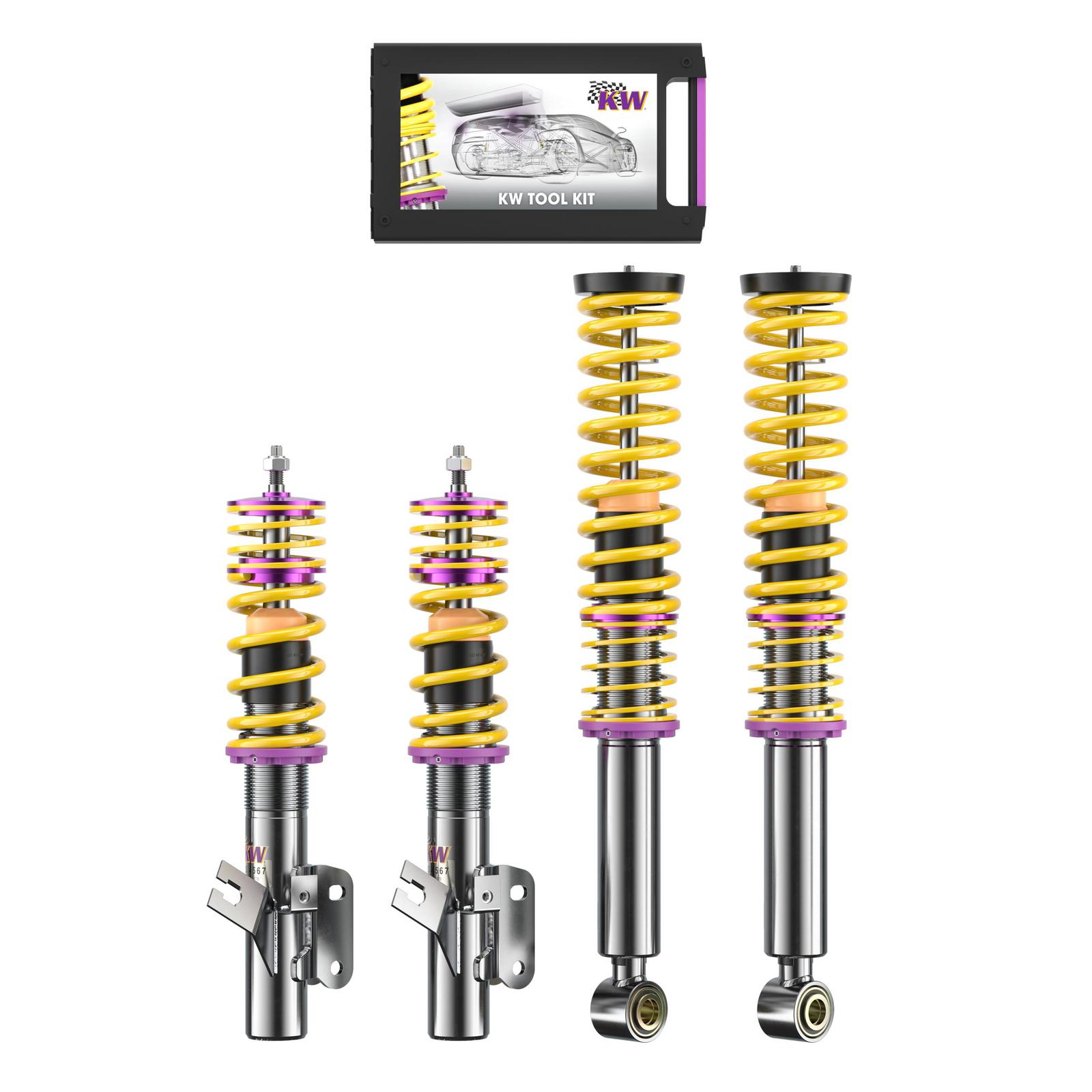 35285004 Coilovers Inox V3 KW Suspension i gruppen Välj bilmodell / Nissan / 200SX S13 1989-1994 / Chassi / Fjädring & Luft hos DDESIGN (KW-35285004)