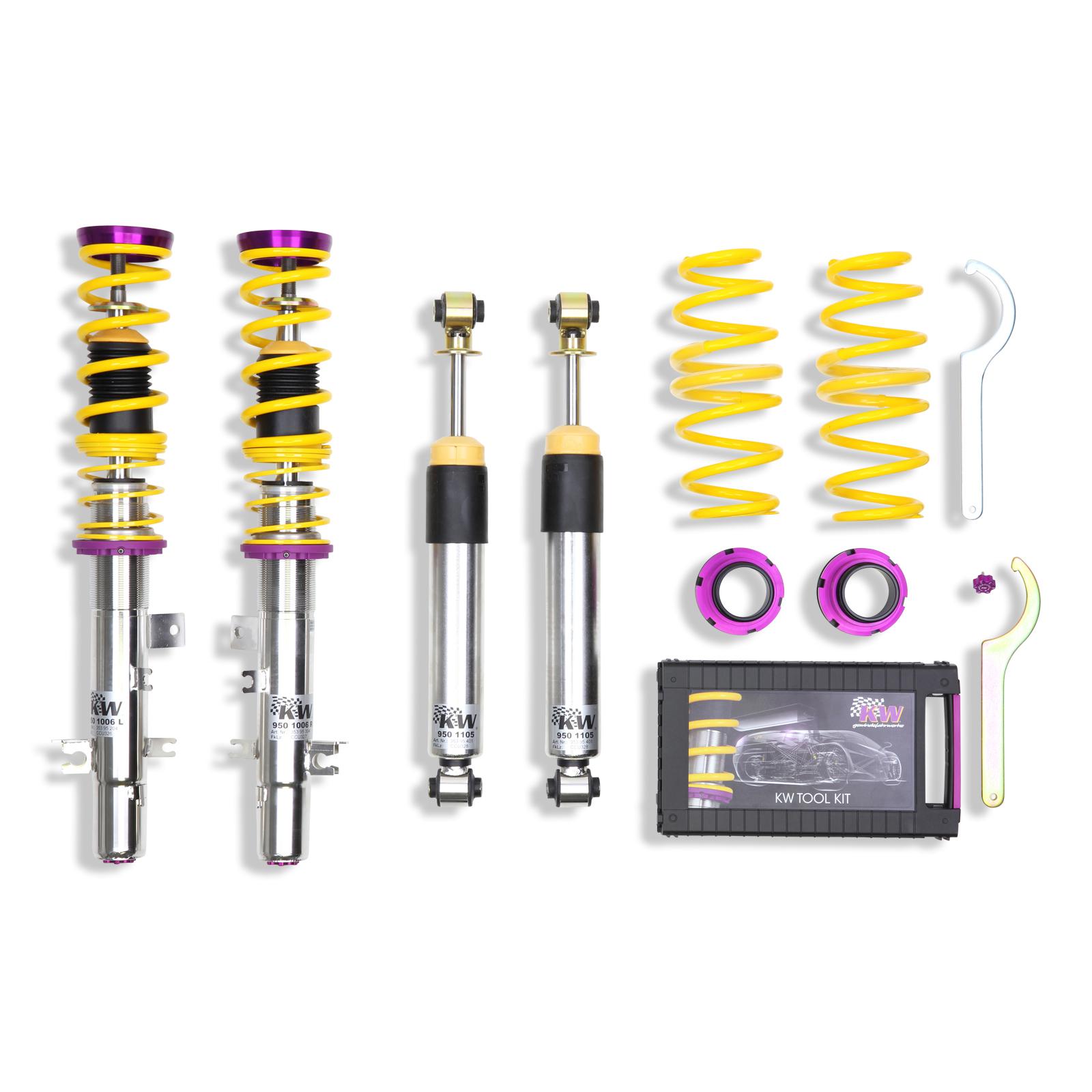 35295010 Coilovers Inox V3 KW Suspension i gruppen Välj bilmodell / Citroen / C3 09+ / Chassi / Fjädring hos DDESIGN (KW-35295010)