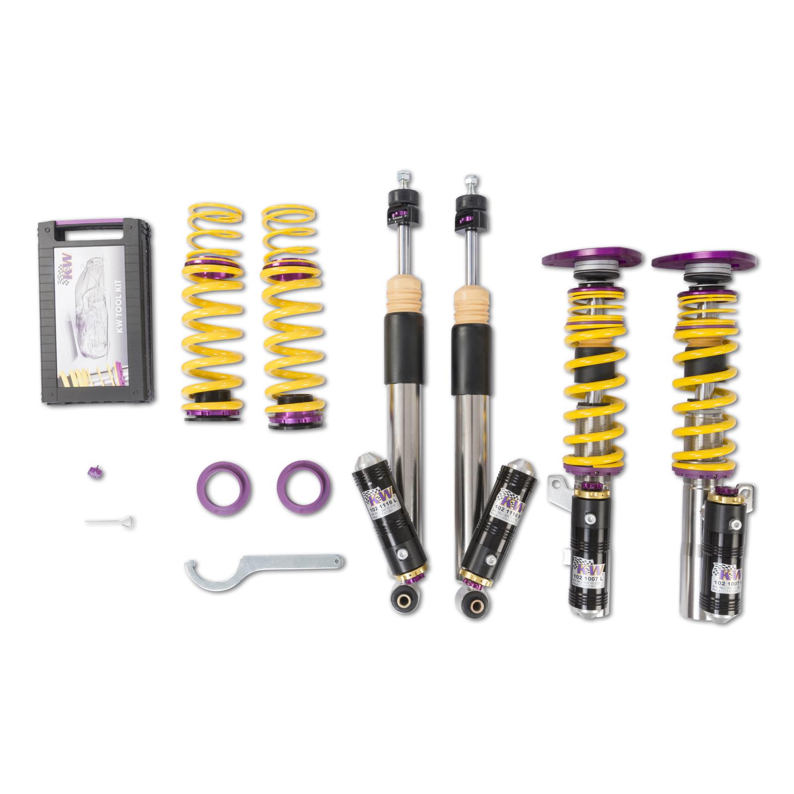 397102AK Coilovers V4 Clubsport KW Suspension i gruppen Välj bilmodell / Audi / A3 - S3 - RS3 (8V) 2012-2019 / Chassi / Coilovers hos DDESIGN (KW-397102AK)