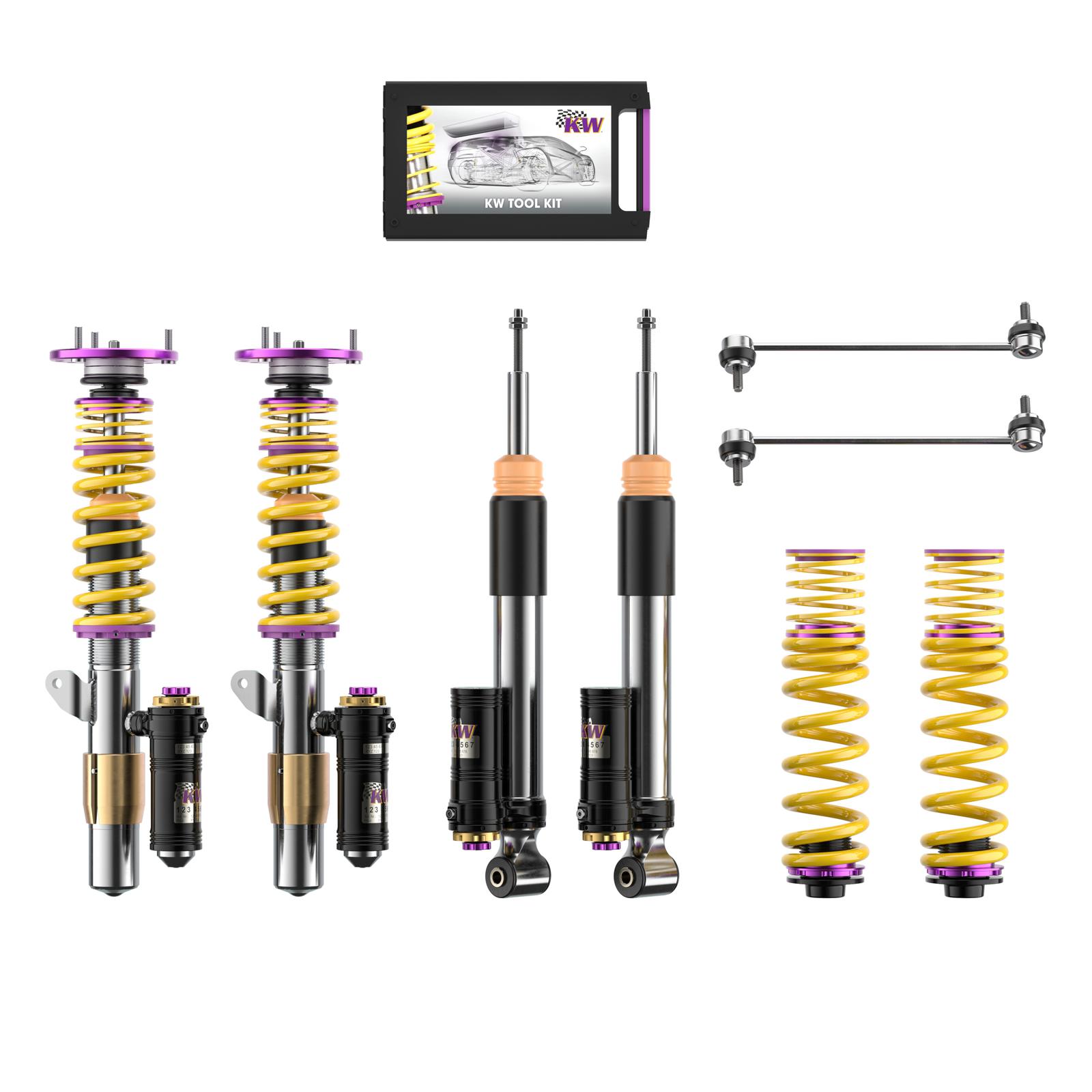 39720267 Coilovers V4 Clubsport KW Suspension i gruppen Välj bilmodell / BMW / M3 3-serie (E90-E92-E93) 07-12 / Chassi / Fjädring hos DDESIGN (KW-39720267)