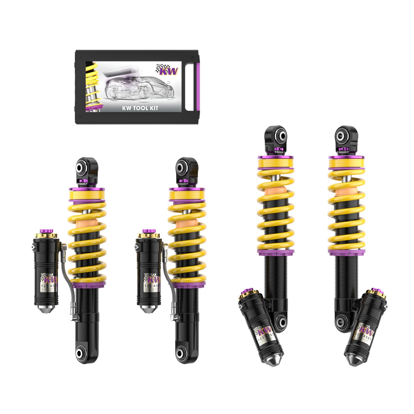 3A711004 Coilovers Inox V4 KW Suspension i gruppen Välj bilmodell / Lamborghini / Gallardo 2003-2013 hos DDESIGN (KW-3A711004)