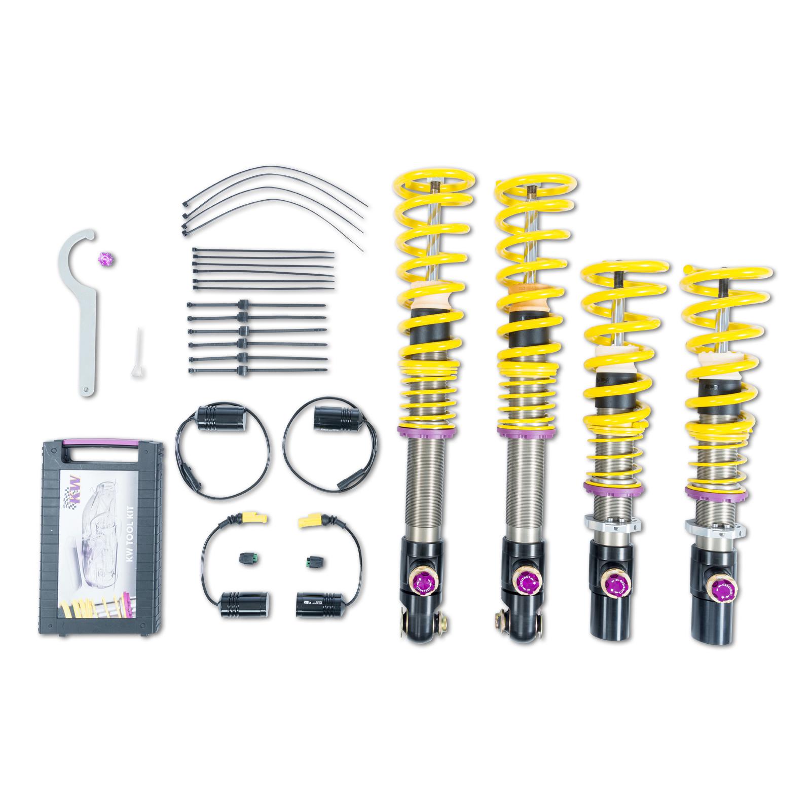 3A7200CC Coilovers Inox V4 (inkl. Cancellation Kit) KW Suspension i gruppen Välj bilmodell hos DDESIGN (KW-3A7200CC)