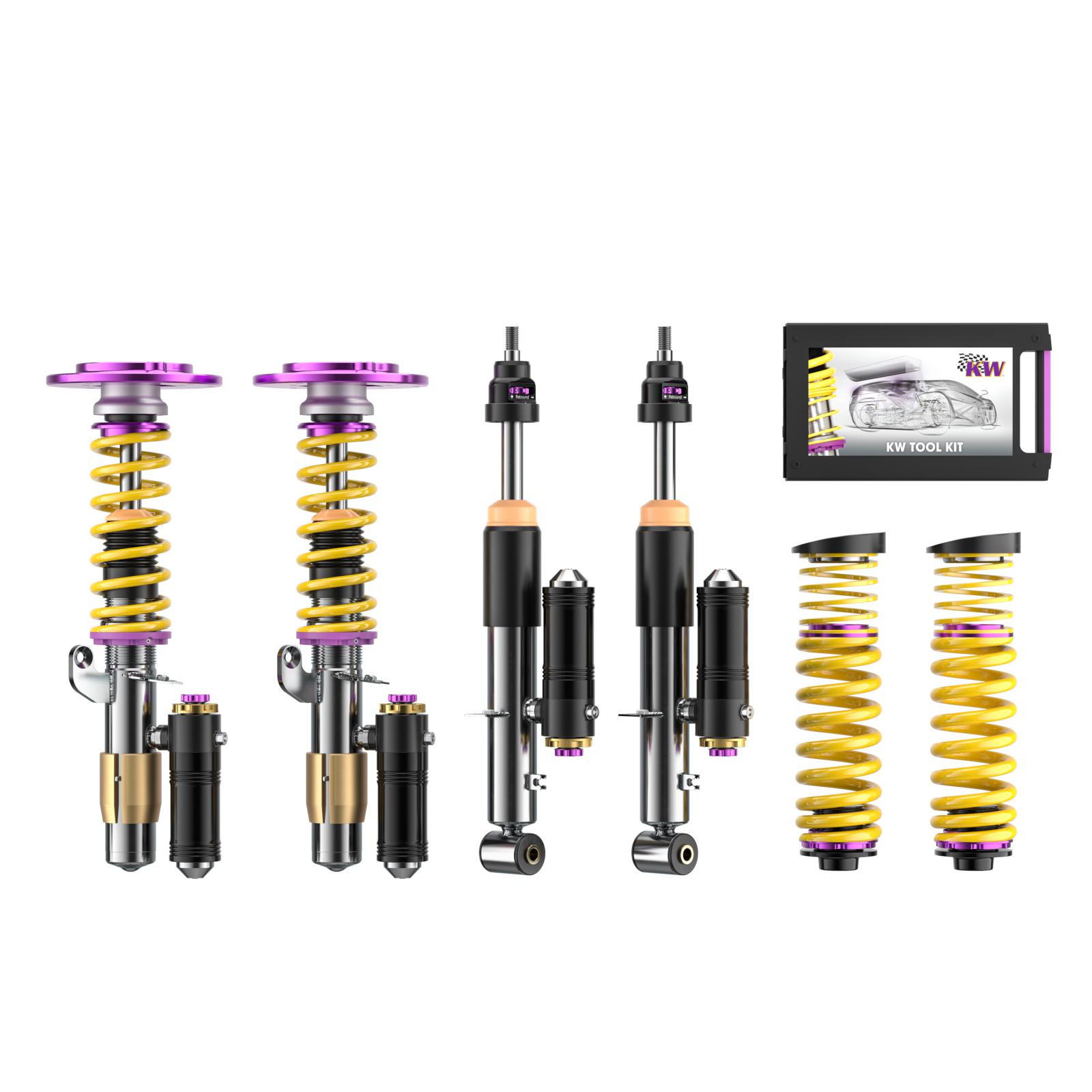 3A7200DY Coilovers Inox V4 (inkl. Cancellation Kit) KW Suspension i gruppen Välj bilmodell hos DDESIGN (KW-3A7200DY)