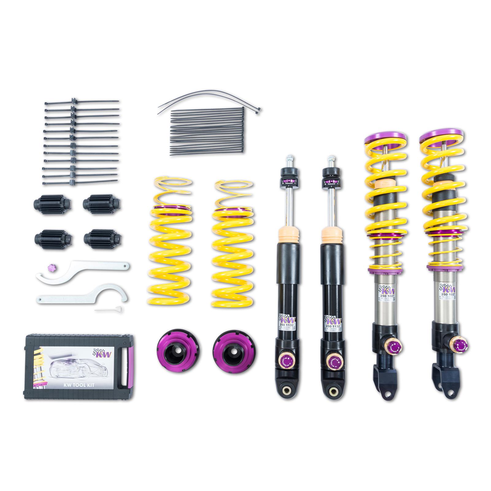 3A725089 Coilovers Inox V4 (inkl. Cancellation Kit) KW Suspension i gruppen Välj bilmodell / Mercedes Benz / C-Class 15-21 (W205) / Chassi / Coilovers hos DDESIGN (KW-3A725089)