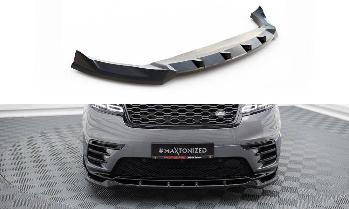 Land Rover Range Rover Velar R-Dynamic Mk1 2017+ Frontsplitter V.1 Maxton Design i gruppen Bilmodeller / Land Rover / Range Rover hos DDESIGN AB (LA-RR-VE-1-RDYNAMIC-FD1G)