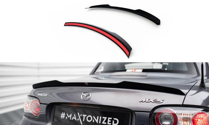 Mazda MX-5 / Miata Hardtop NC 2005-2009 Vingextension V.1 Maxton Design i gruppen Välj bilmodell / Mazda / MX-5 (NC) 05-14 / Styling hos DDESIGN AB (MA-MX5-3-CAP1G)