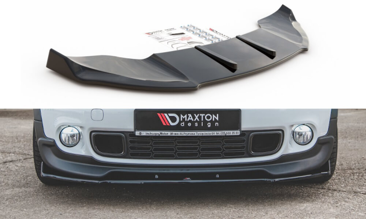 Mini Countryman John Cooper Works R60 2012–2016 Frontsplitter V.1 Maxton Design i gruppen Välj bilmodell / Mini / Countryman (R60) 2010-2016 / Styling hos DDESIGN AB (MC-CO-S-1-FD1)