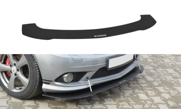 ME-C-204-AMGLINE-CNC-FD1A Mercedes C-Class W204 AMG-Line 2007-2010 Racing Frontsplitter Maxton Design