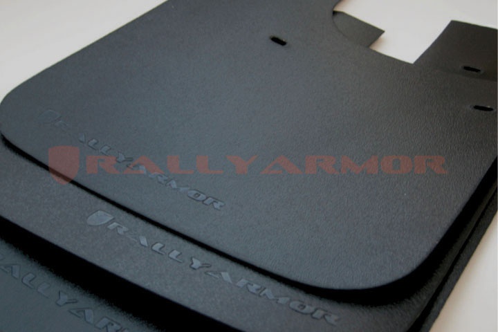 MF2-BAS-BLK Impreza 93-01 Basic Svarta Stänkskydd Svart Logo Rally Armor