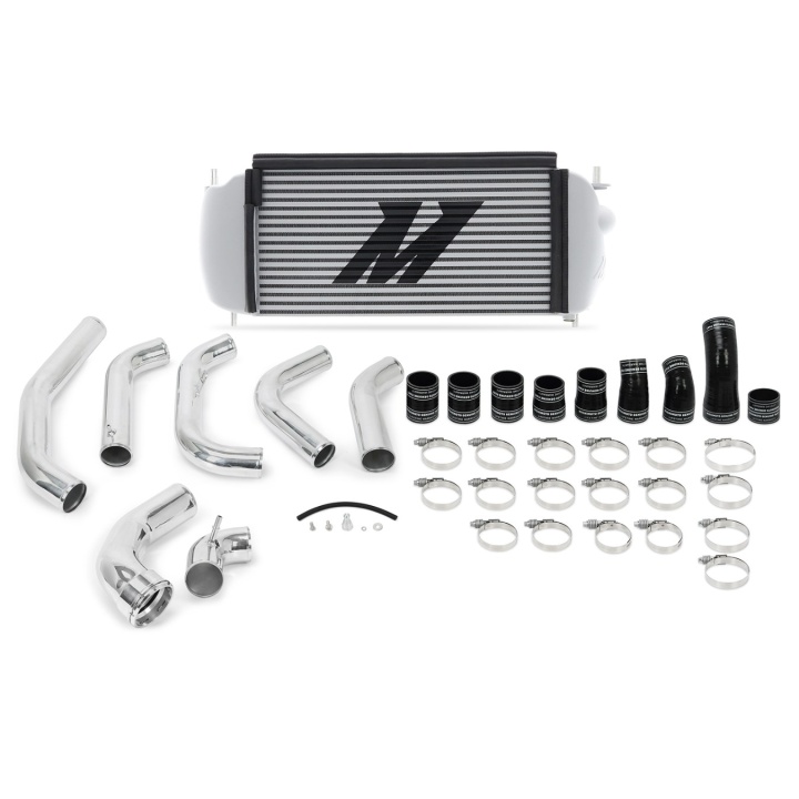 MMINT-F35T-15KPSL Ford F-150 3.5L EcoBoost Intercooler Kit 2015-2016 Silver Med Polerade Rör Mishimoto