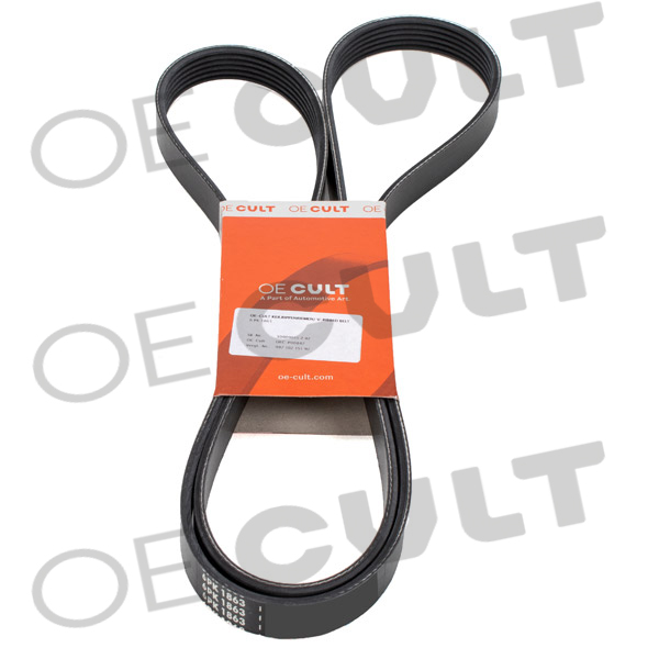 Porsche 911 2009-2011 (997) 3.8/4.0 GT3 RS Multirem V-Ribbad 6 | 1863mm Utan AC OE-Cult i gruppen Välj bilmodell / Porsche / 997 04-12 / Reservdelar hos DDESIGN AB (OEC-P00847)