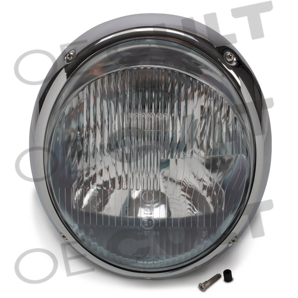 Porsche 911/912 1966-1971 H1/H1 Strålkastare Halogen Krom OE-Cult i gruppen Välj bilmodell / Porsche / Äldre modeller / Reservdelar hos DDESIGN AB (OEC-P01778)