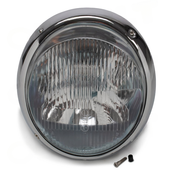 Porsche 911/912 1966-1971 H1/H1 Strålkastare Halogen Krom OE-Cult i gruppen Välj bilmodell / Porsche / Äldre modeller / Reservdelar hos DDESIGN AB (OEC-P01778)