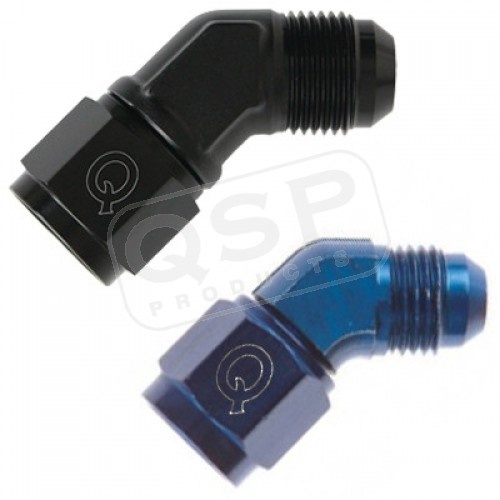 QG9241-10 AN10 45° Adapter Hona / Hane Vridbar - Blå QSP