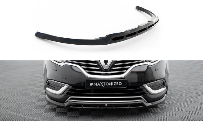 Renault Espace Mk5 Facelift 2019-2023 Frontläpp / Frontsplitter Maxton Design i gruppen Välj bilmodell / Renault / Espace Mk5 2015-2023 hos DDESIGN AB (RE-ES-5F-FD1G-FD1RG)