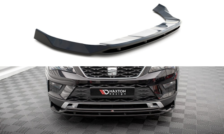 Seat Ateca Mk1 2016-2020 Frontsplitter V.1 Maxton Design i gruppen Välj bilmodell / Seat hos DDESIGN AB (SE-AT-1-FD1-FD1R)