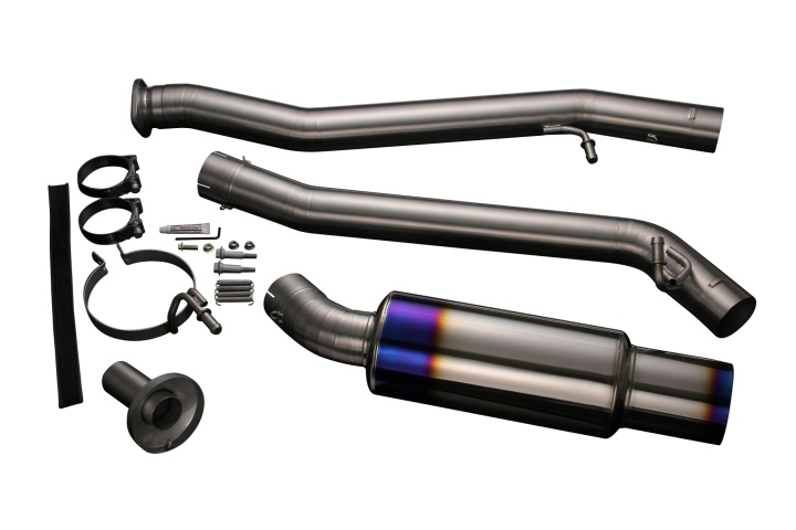 TOM440010 Subaru Impreza GDB E-G (JDM) Avgassystem Full Titanium Expreme Ti TOMEI