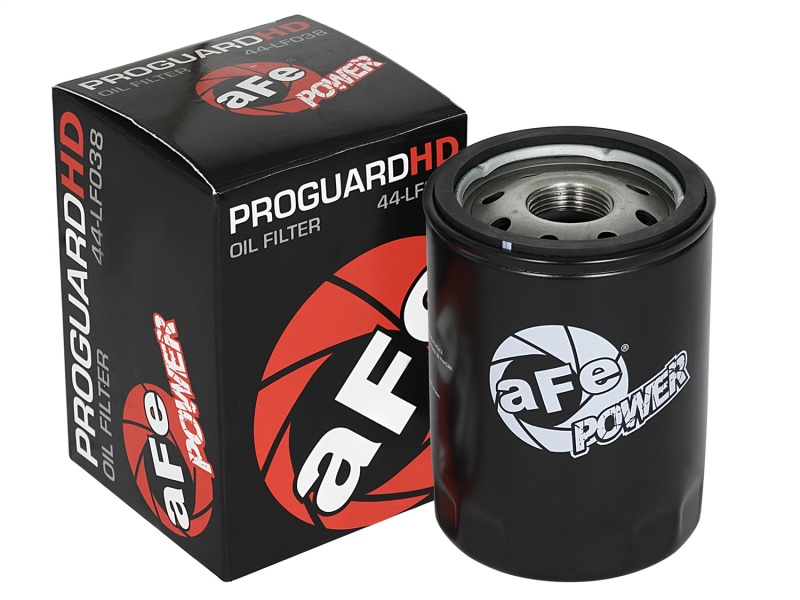 Ford 2008-2019 V6-3.5L/3.7L/V8-5.0L / GM 2014-2019 V8-5.3L ProGuard D2 Oljefilter aFe Power i gruppen Välj bilmodell / Ford / F-150 09-14 hos DDESIGN AB (afe44-lf038)