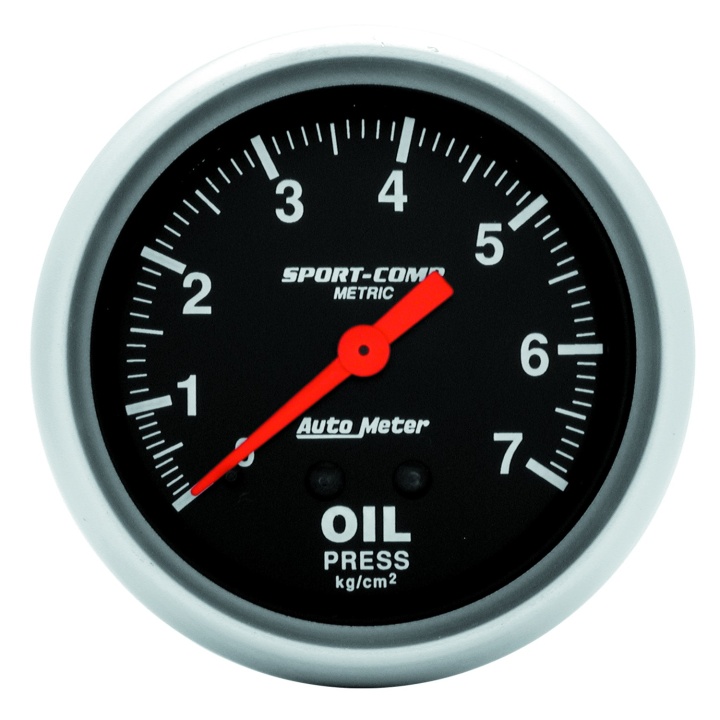 atm3421-J Bränsletrycksmätare 66.7mm 7.0KG/CM2 (Mekanisk) SPORT-COMP