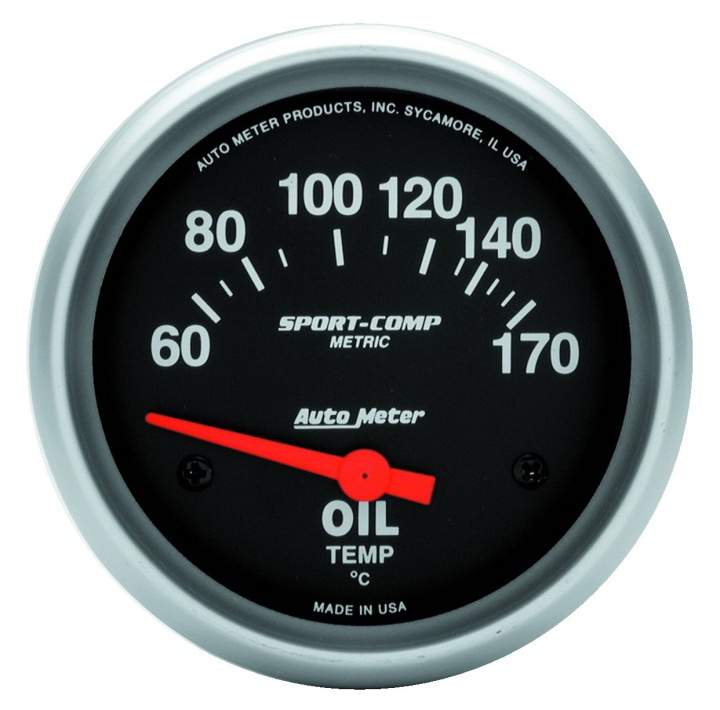 atm3543-M Oljetempmätare 66.7mm 60-170ºF (Elektrisk) SPORT-COMP