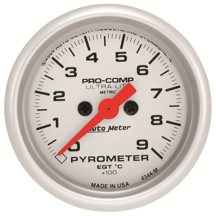 atm4344-M EGT-mätare 52mm 900ºC (Digital Stepper-motor) Ultra-Lite