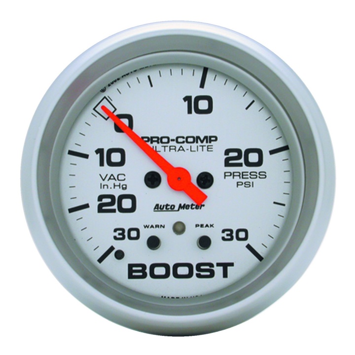 atm4477 Laddtrycksmätare 66.7mm 30IN HG / 30PSI (Digital Stepper-motor) Ultra-Lite