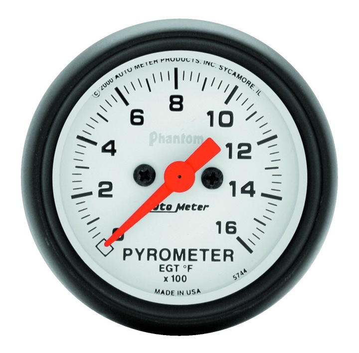 atm5744 EGT-mätare 52mm 1600ºF (Digital Stepper-motor) PHANTOM