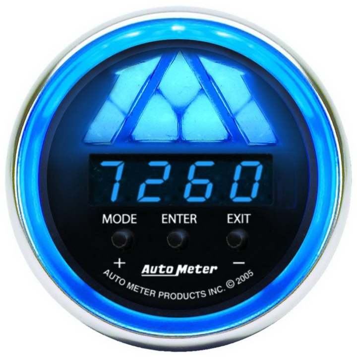 atm6187 Shiftlight DIGITAL RPM W/ Blå LED LIGHT DPSS LEVEL 1 COBALT