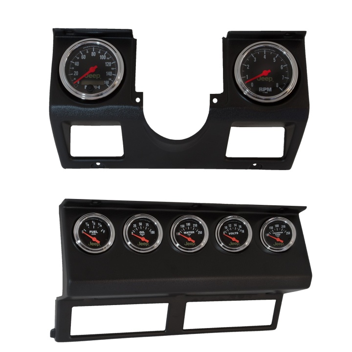 atm7040 Mätarkit 7 PC WRANGLER (YJ) 87-96 TACH/MPH/FUEL/OILP/WTMP/VOLT/TRANS JEEP