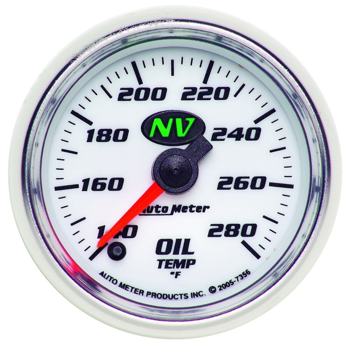 atm7356 Oljetempmätare 52mm 140-280ºF (Digital Stepper-motor) NV