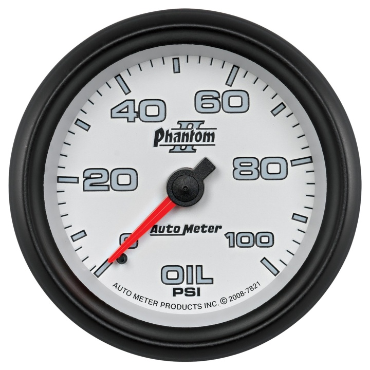 atm7821 Oljetrycksmätare 66.7mm 100PSI (Mekanisk) PHANTOM II