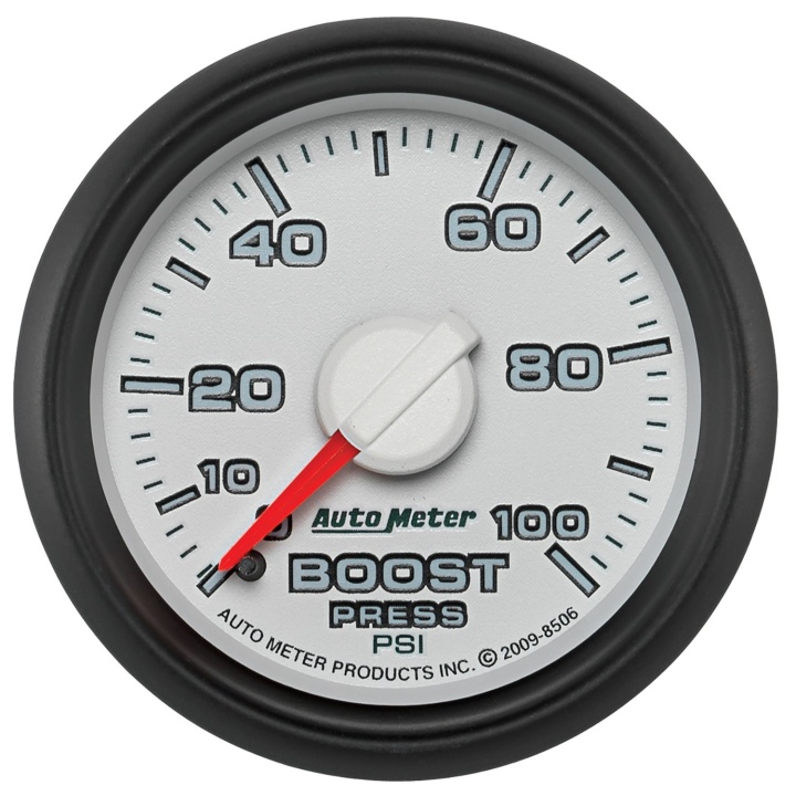 atm8506 Laddtrycksmätare 52mm 100PSI (Mekanisk) RAM GEN 3 FACTORY MATCH