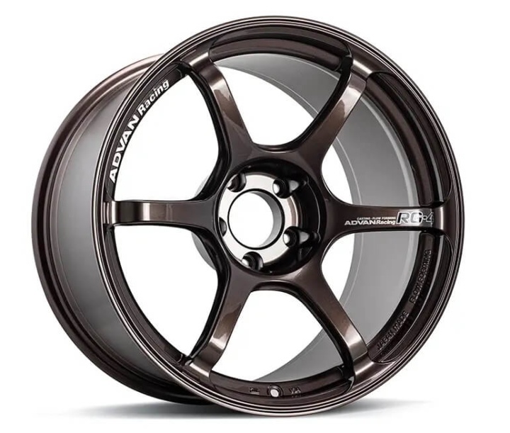 avnYA48F47ECB Advan RG-4 18x7.5 +47 5x114.3 Racing Brons Fälg