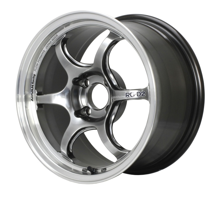 avnYAT5A42AHB Advan RG-D2 15x5 +42 4-100 Machining & Racing Hyper Svart Fälg