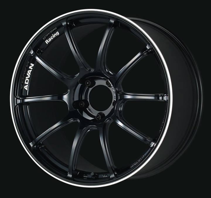 avnYAZ7I45EB Advan RZII 17x9,0 +45 5-114,3 Racing Gloss Svart Fälg