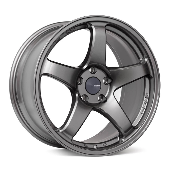 enk527-775-8045DS Enkei, PF05, 17x7.5, 45, 5x100, 75, Dark Silver