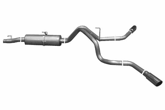 gib1680118 Ram 1500 Pickup 4.7L-5.9L 02-05 Aluminiserat Cat-Back Avgassystem Gibson